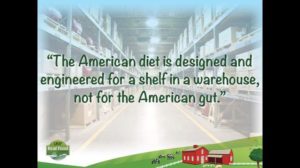 Processed food is designed for profitability and to sit on a shelf in a warehouse, not to fully nourish a human body.