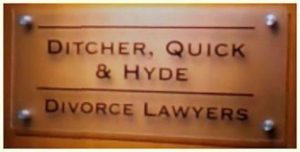 Divorce Lawyers Name Plate 