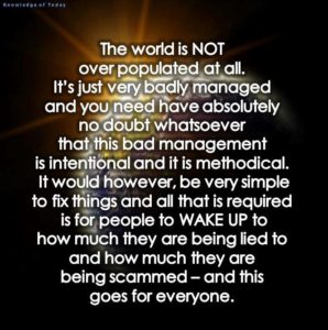 The World Is NOT Overpopulated