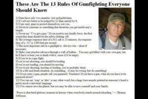 13 Rules Of Gunfighting