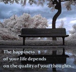 The Happiness of You Life Depends on the Quality of Your Thoughts