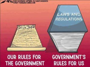 Our Rules For The Government, Their Rules for Us