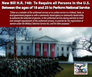 Bill HR748 National Service