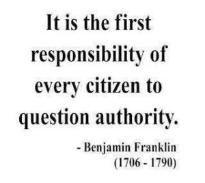 The First Responsibility Of Every Citizen