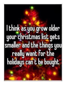 Short Christmas Wish List
