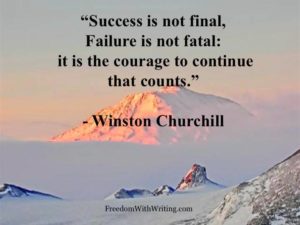 Success Is Not Final - Failure Is Not Fatal