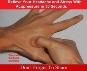 Headache Acupressure Point