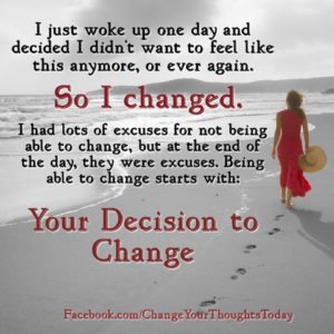 Your Decision To Change