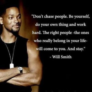 Don't Chase People