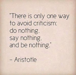 How To Avoid Criticism
