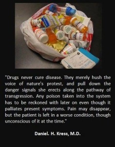 Drugs Never Cure Disease