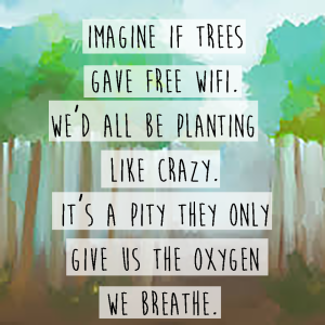 Imagine If Trees Gave WIFI