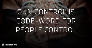Gun Control = People Control