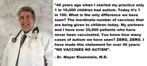 No Vaccines No Autism