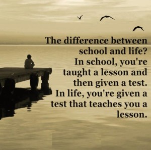 The Difference Between School And Life