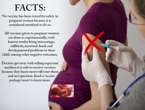 No Vaccine Proven Safe For Pregnant Women