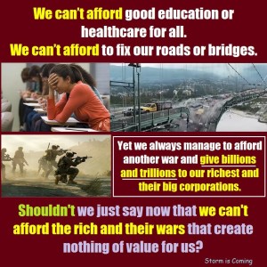 We Can't Afford