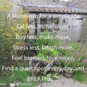 Simple Life Manifesto