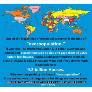 Dispel The Myth Of Over-Population  