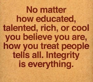 Integrity Is All