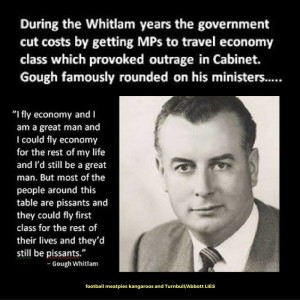 Politicians Flying Economy