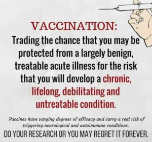 Vaccination Trade Off