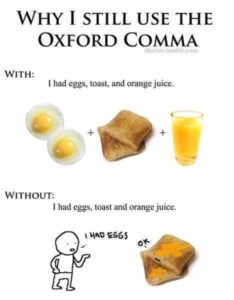 Why I Use The Oxford Comma