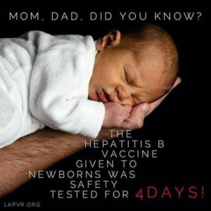 Hep B Vaccine Tested For 4 Days