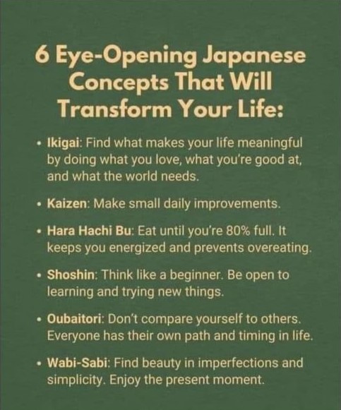 6 Japanese Concepts