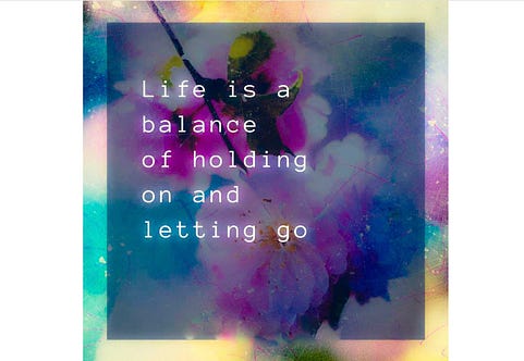 Life Is A Balance