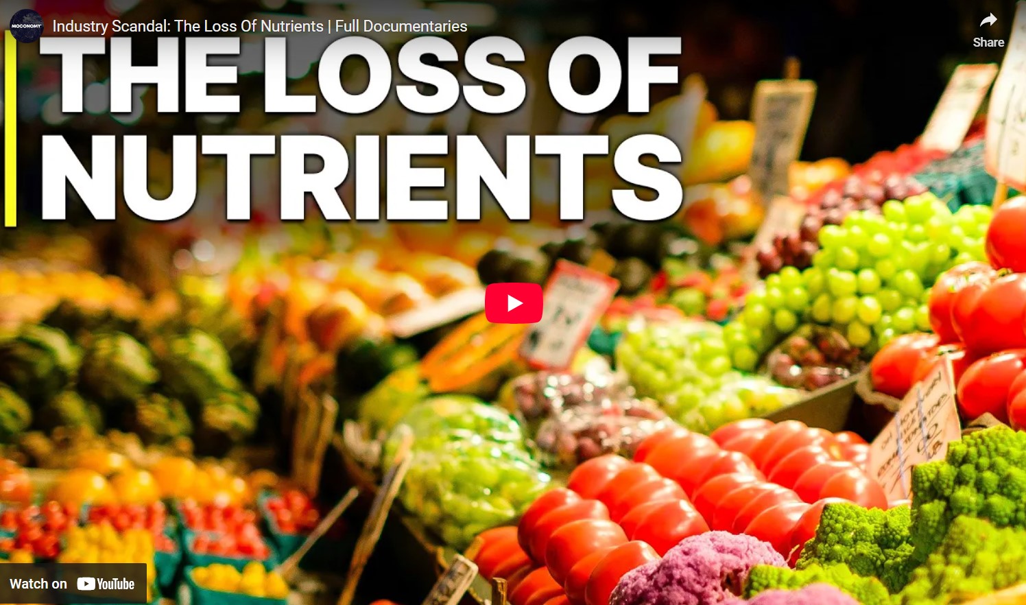 The Loss of Nutrients