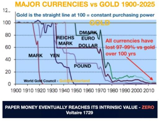 Fiat Currencies vs Gold